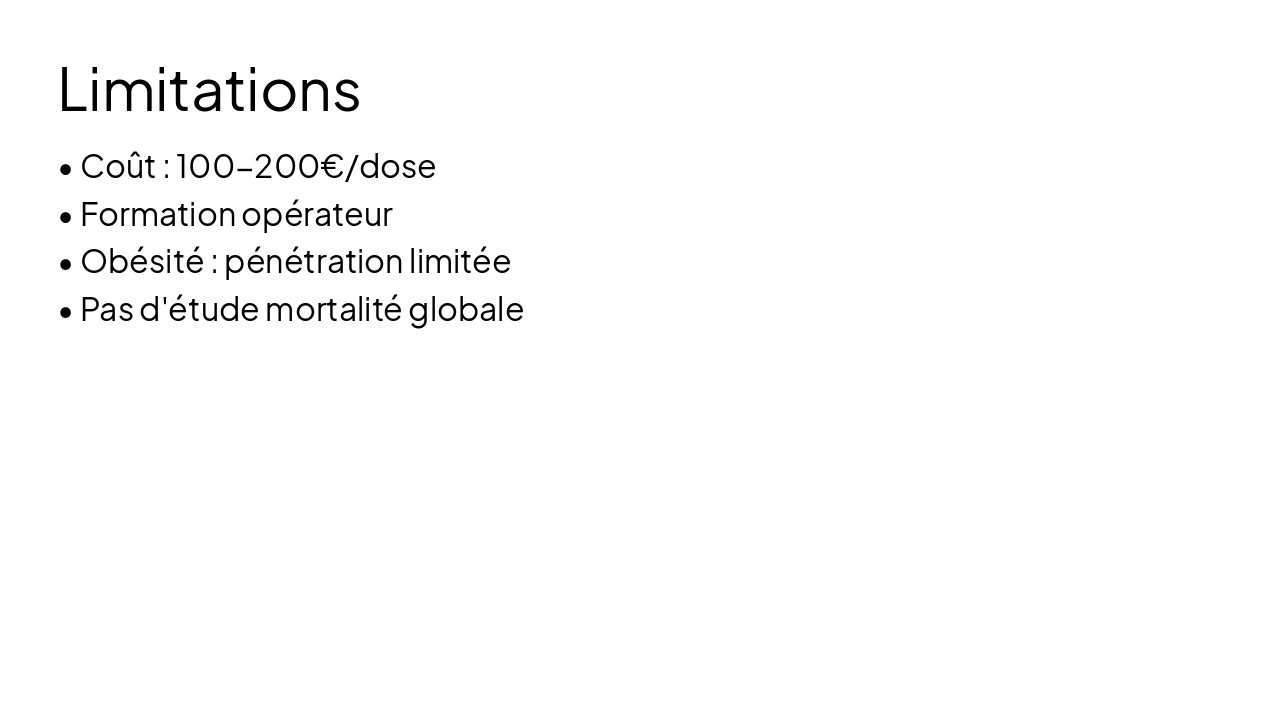 Slide 19 - Limitations