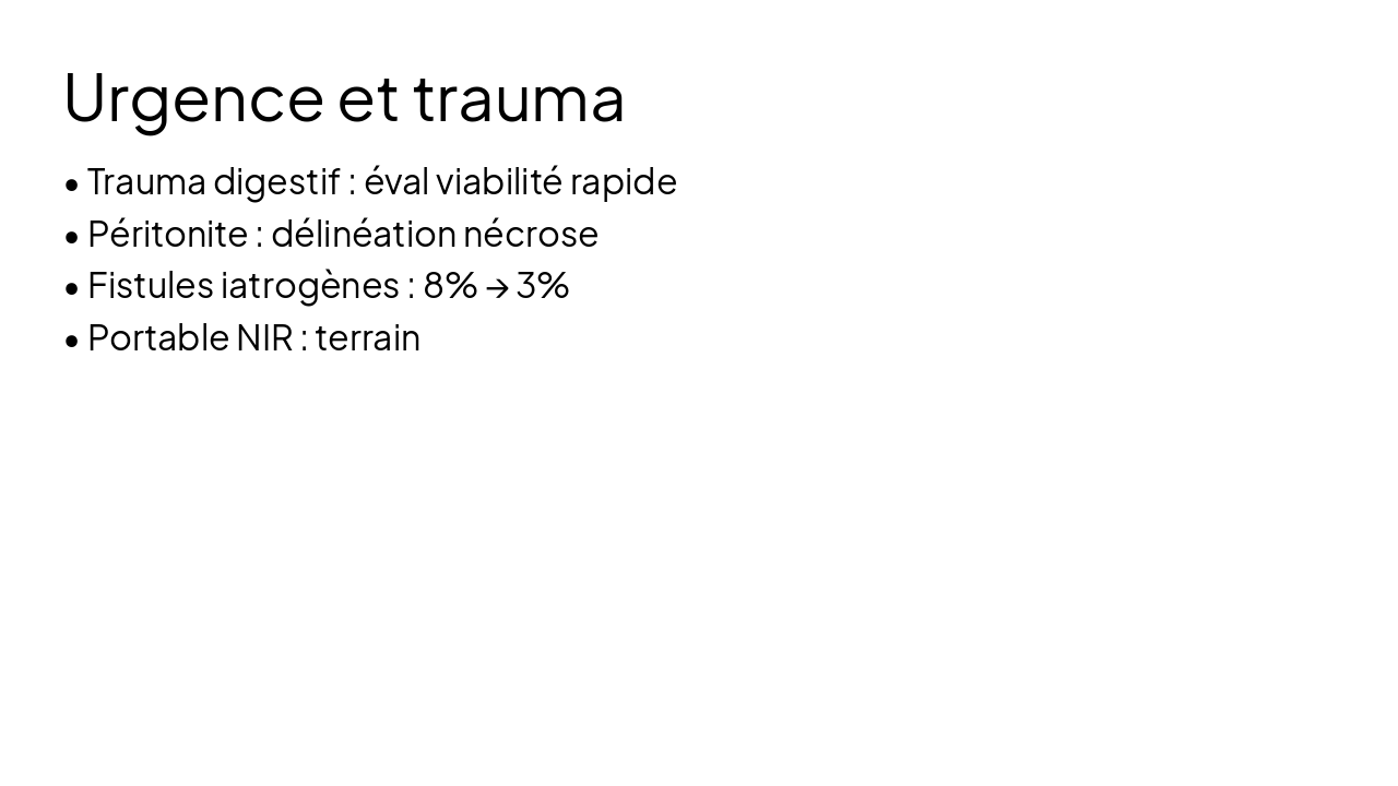 Slide 17 - Urgence et trauma