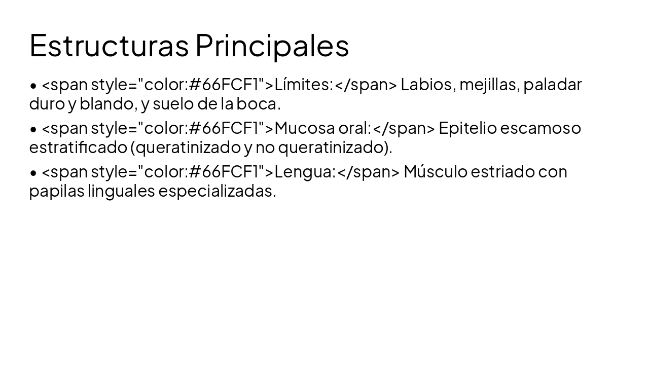 Slide 3 - Estructuras Principales