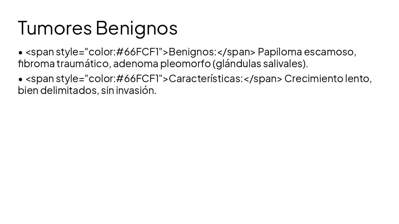 Slide 9 - Tumores Benignos