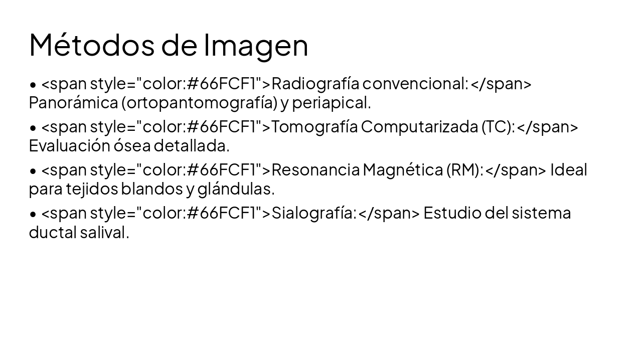 Slide 5 - Métodos de Imagen