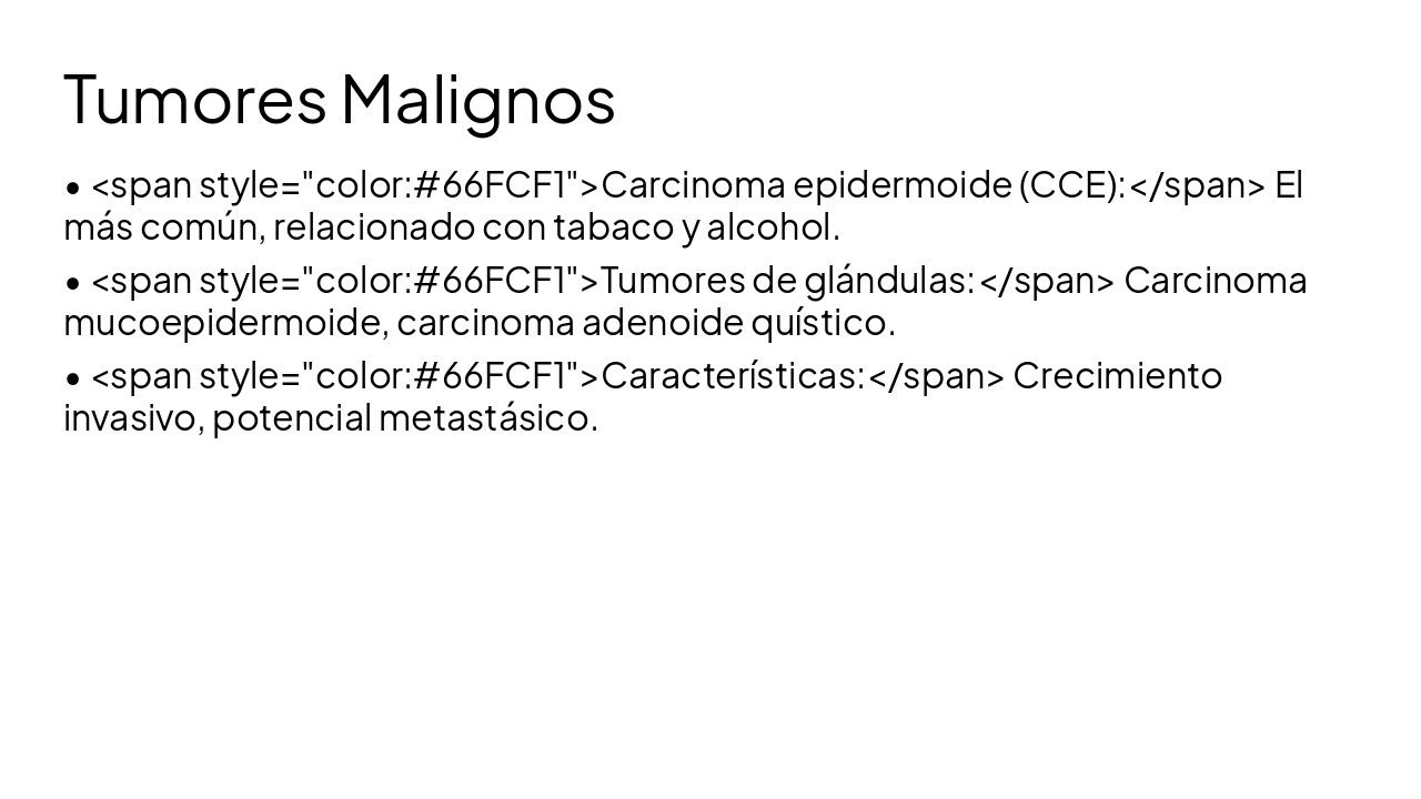 Slide 10 - Tumores Malignos