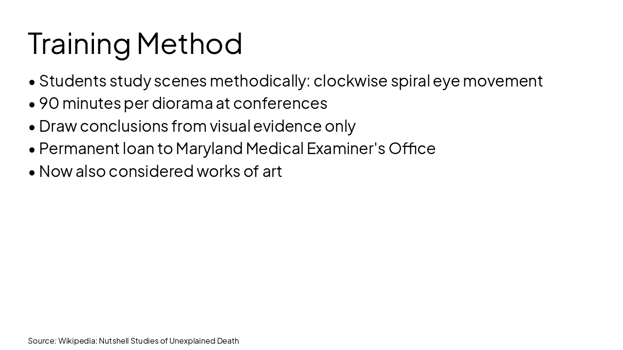Slide 9 - Training Method
