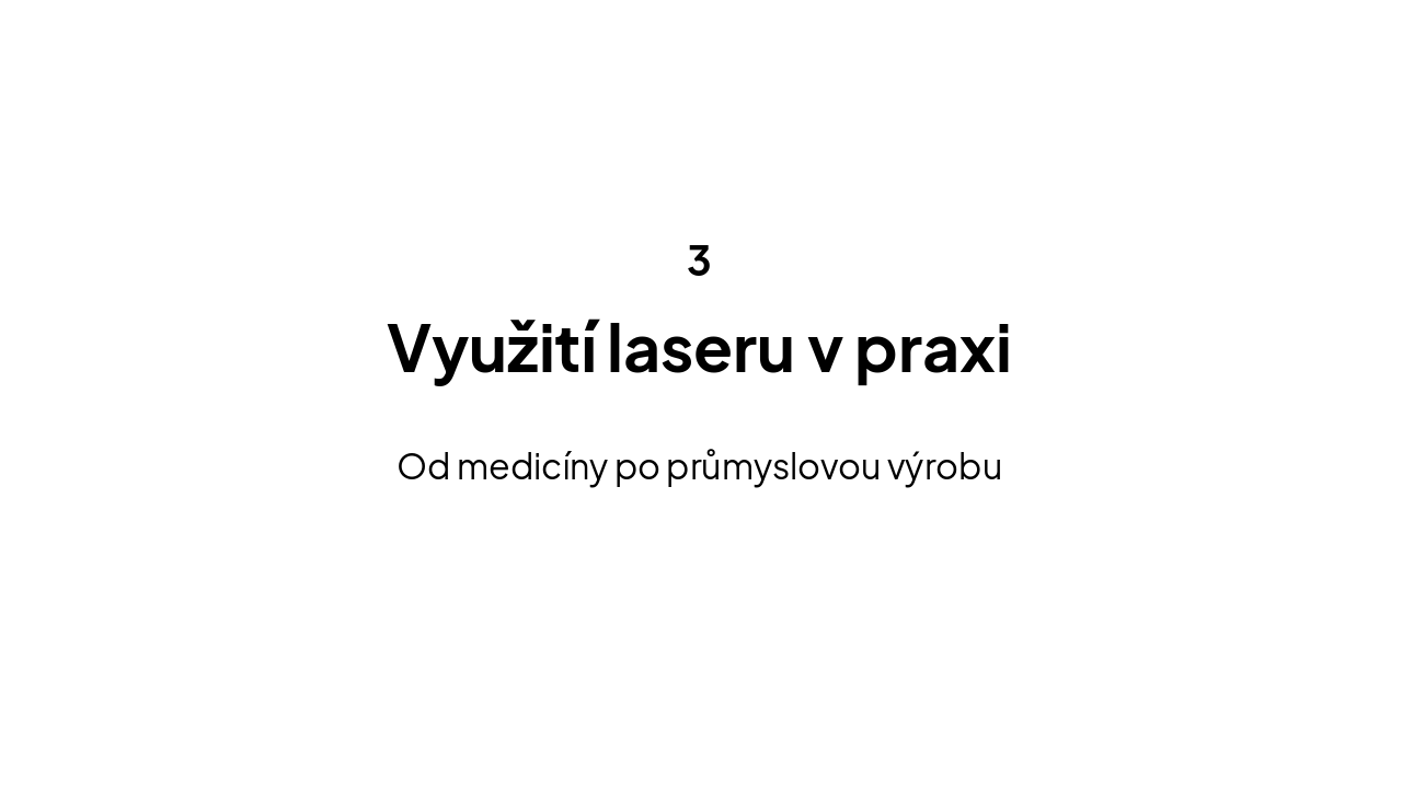 Slide 7 - Využití laseru