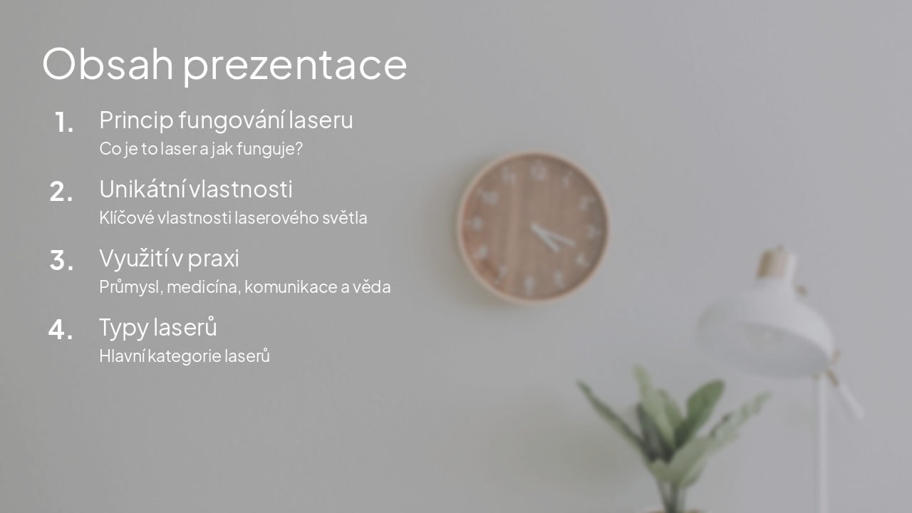 Slide 2 - Obsah prezentace