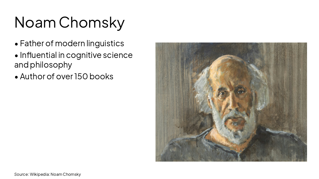 Slide 9 - Noam Chomsky