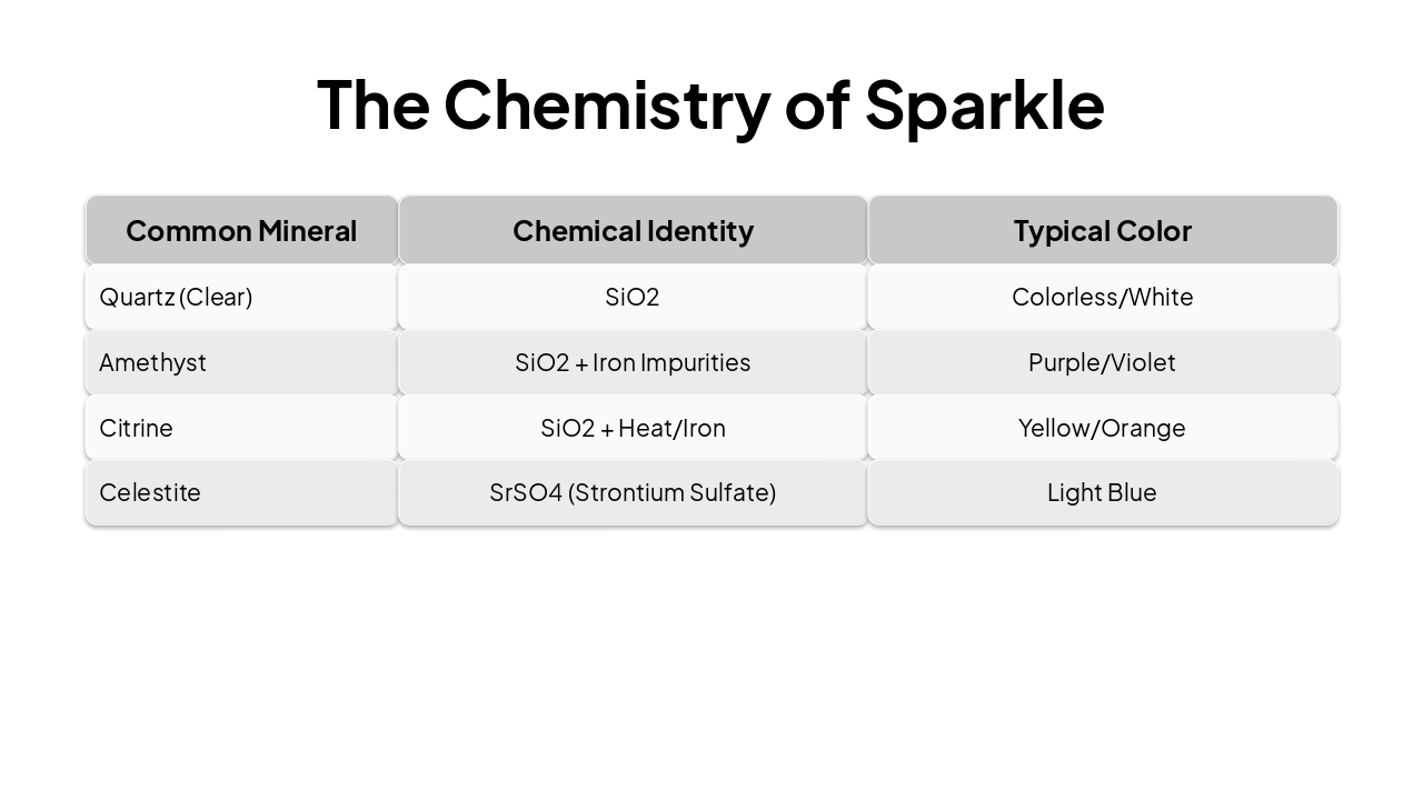 Slide 6 - The Chemistry of Sparkle