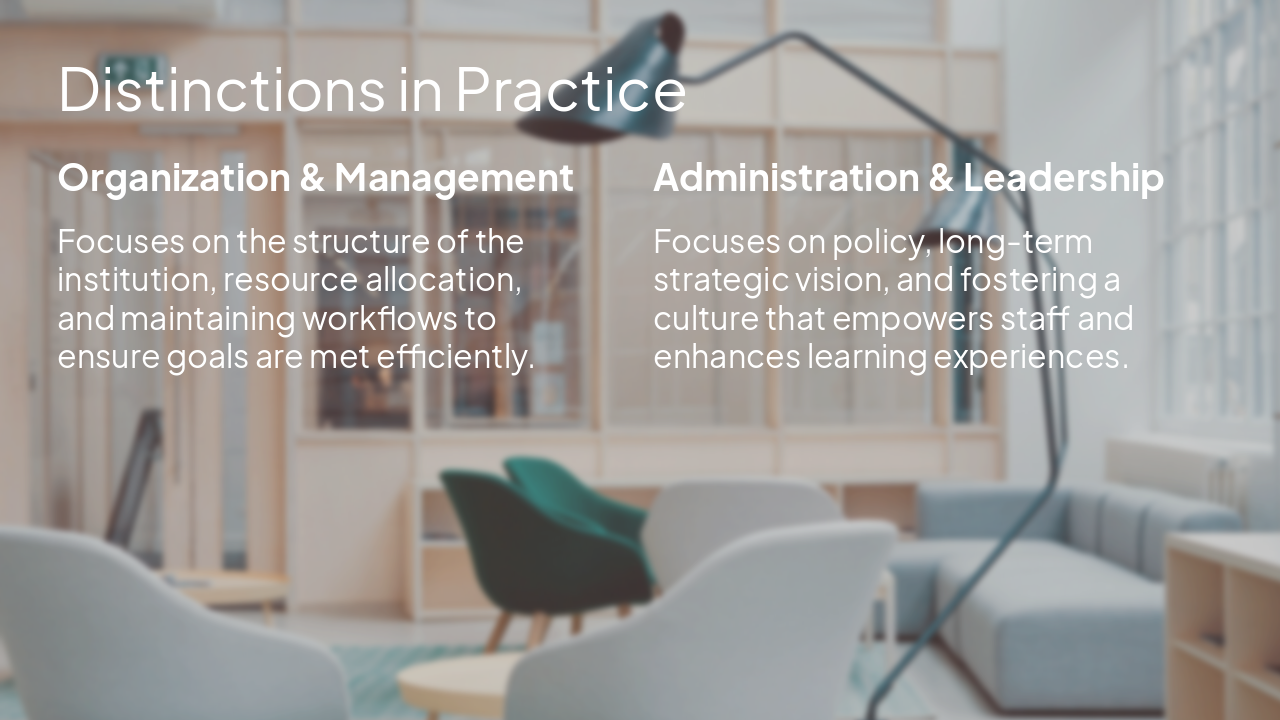 Slide 5 - Distinctions in Practice