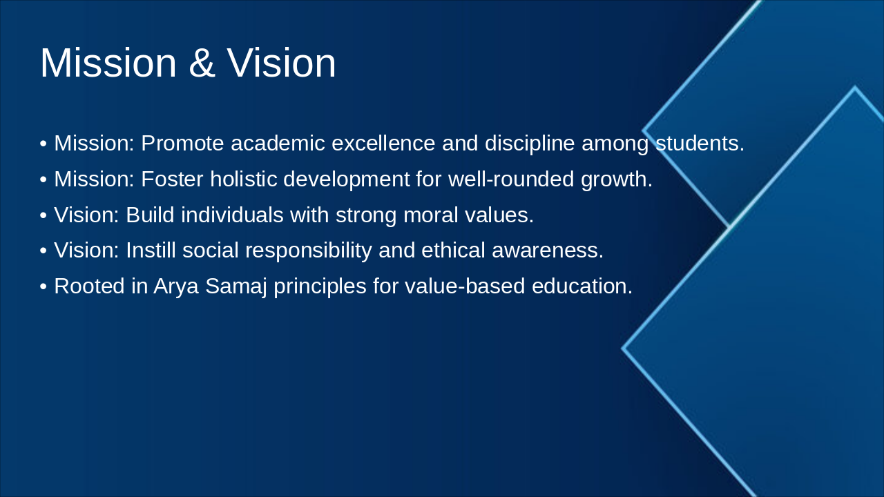 Slide 3 - Mission & Vision