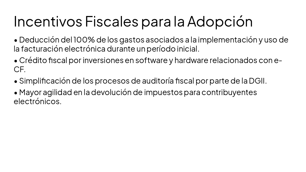 Slide 11 - Incentivos Fiscales para la Adopción