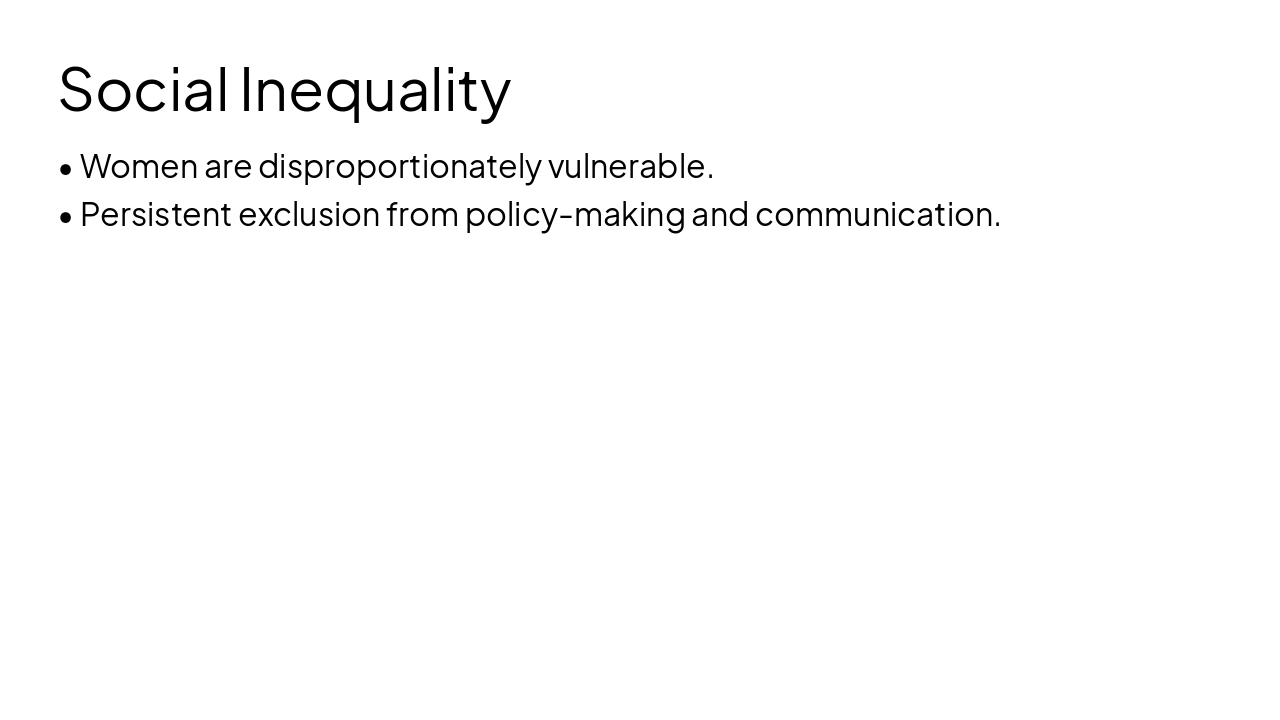 Slide 6 - Social Inequality