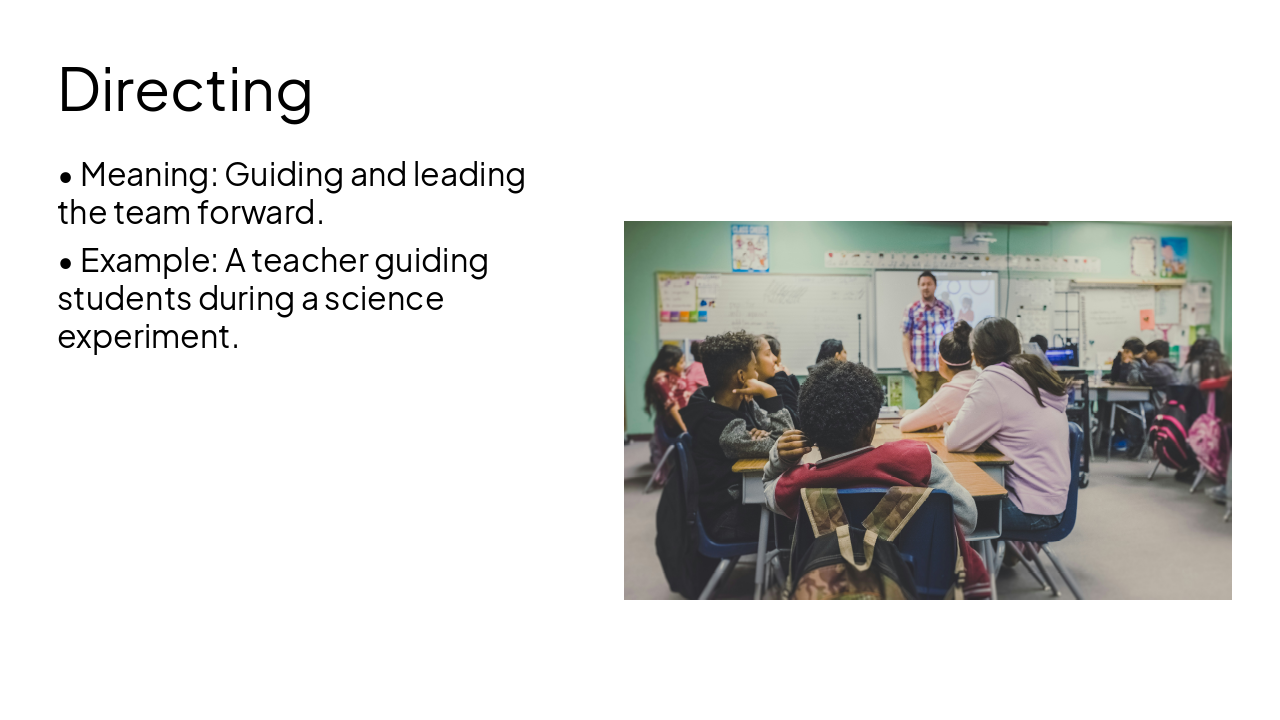 Slide 15 - Directing