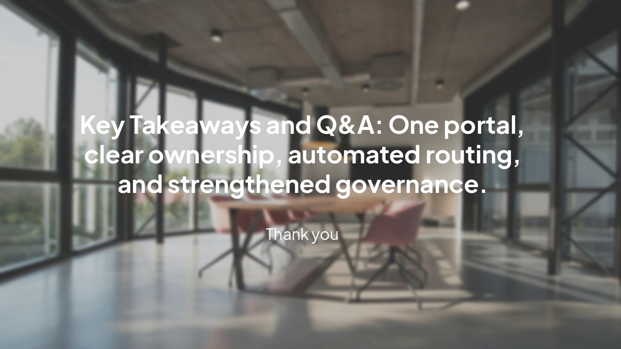 Slide 10 - Key Takeaways and Q&A