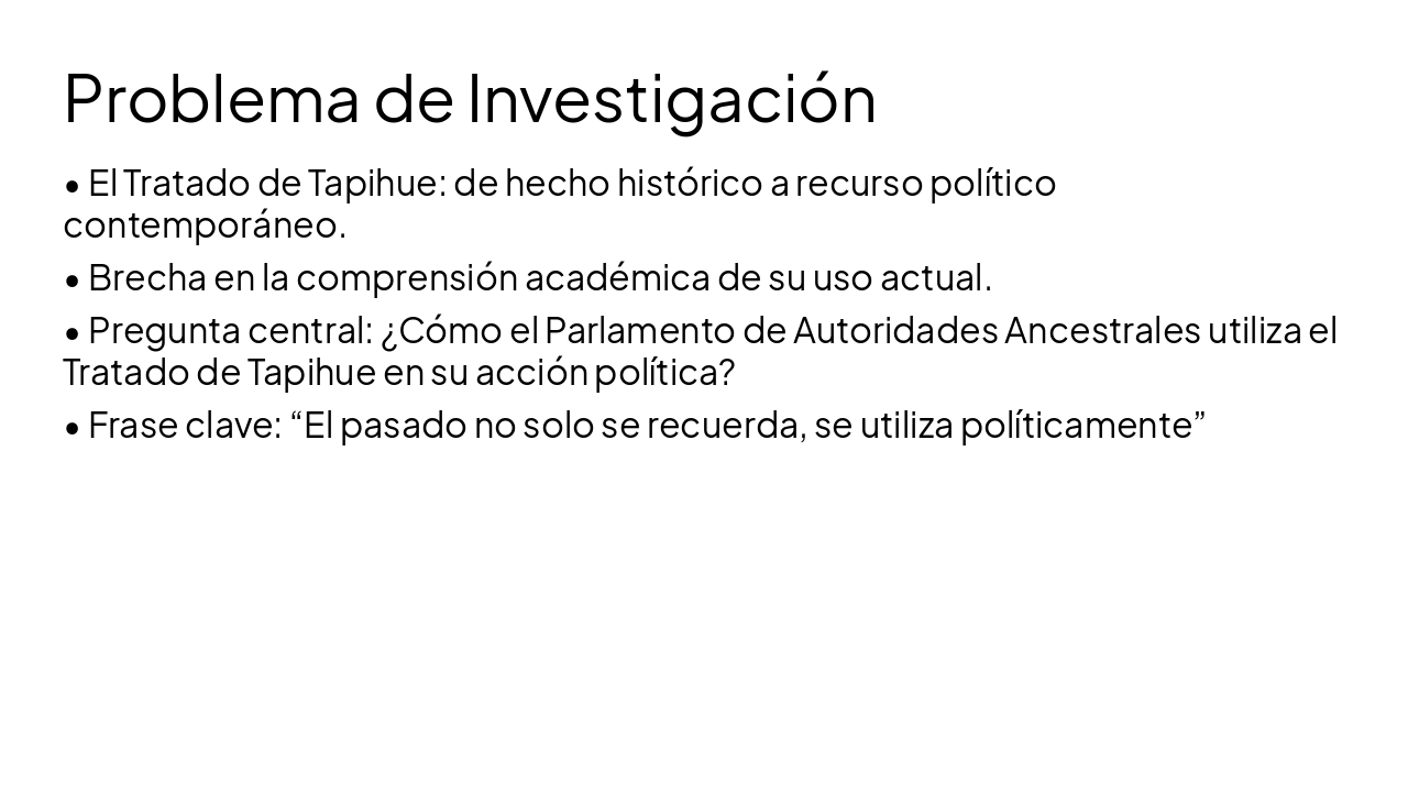Slide 2 - Problema de Investigación