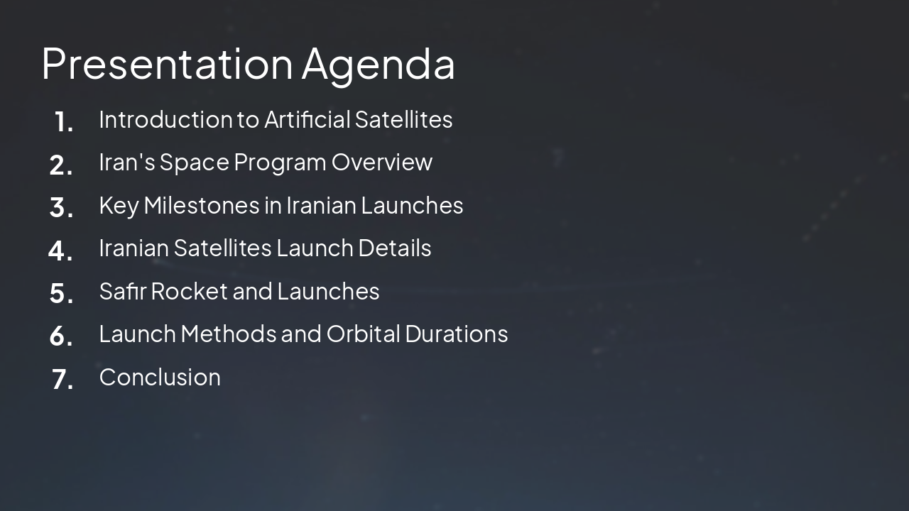 Slide 2 - Presentation Agenda