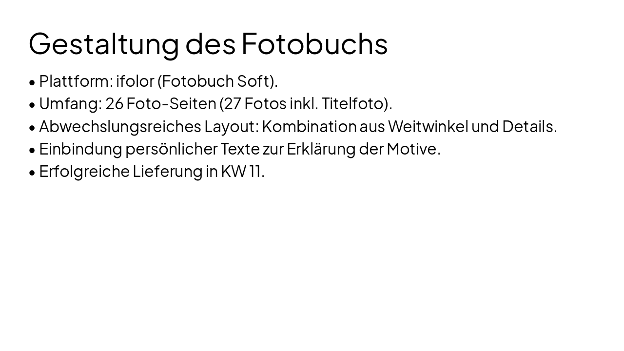 Slide 8 - Gestaltung des Fotobuchs