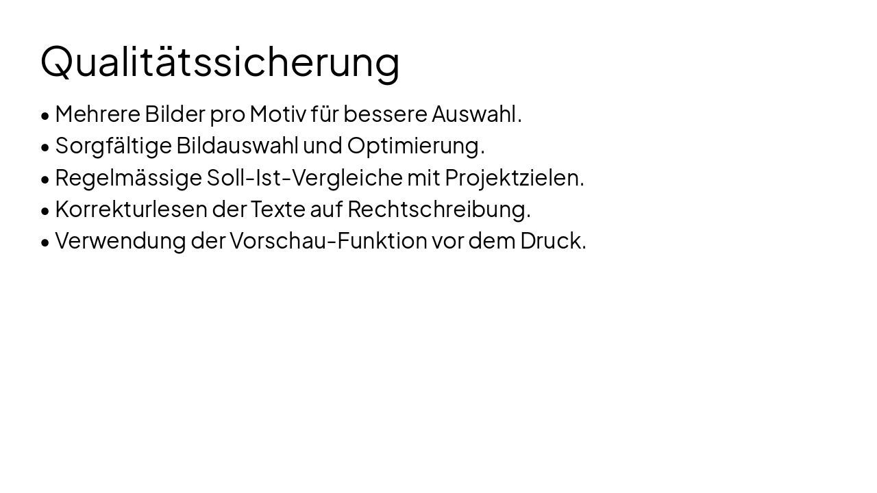 Slide 10 - Qualitätssicherung