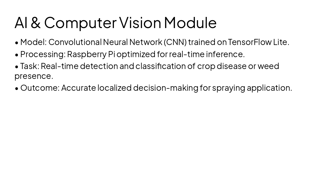 Slide 8 - AI & Computer Vision Module