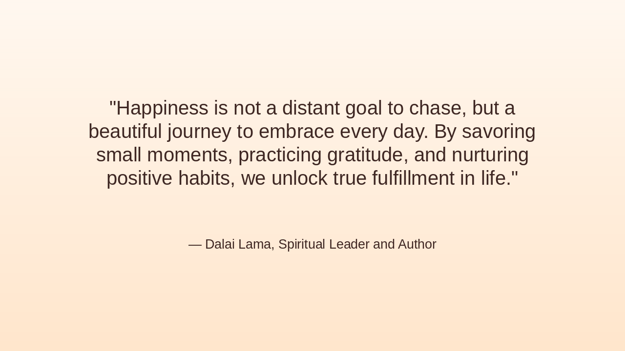 Slide 7 - 幸福箴言