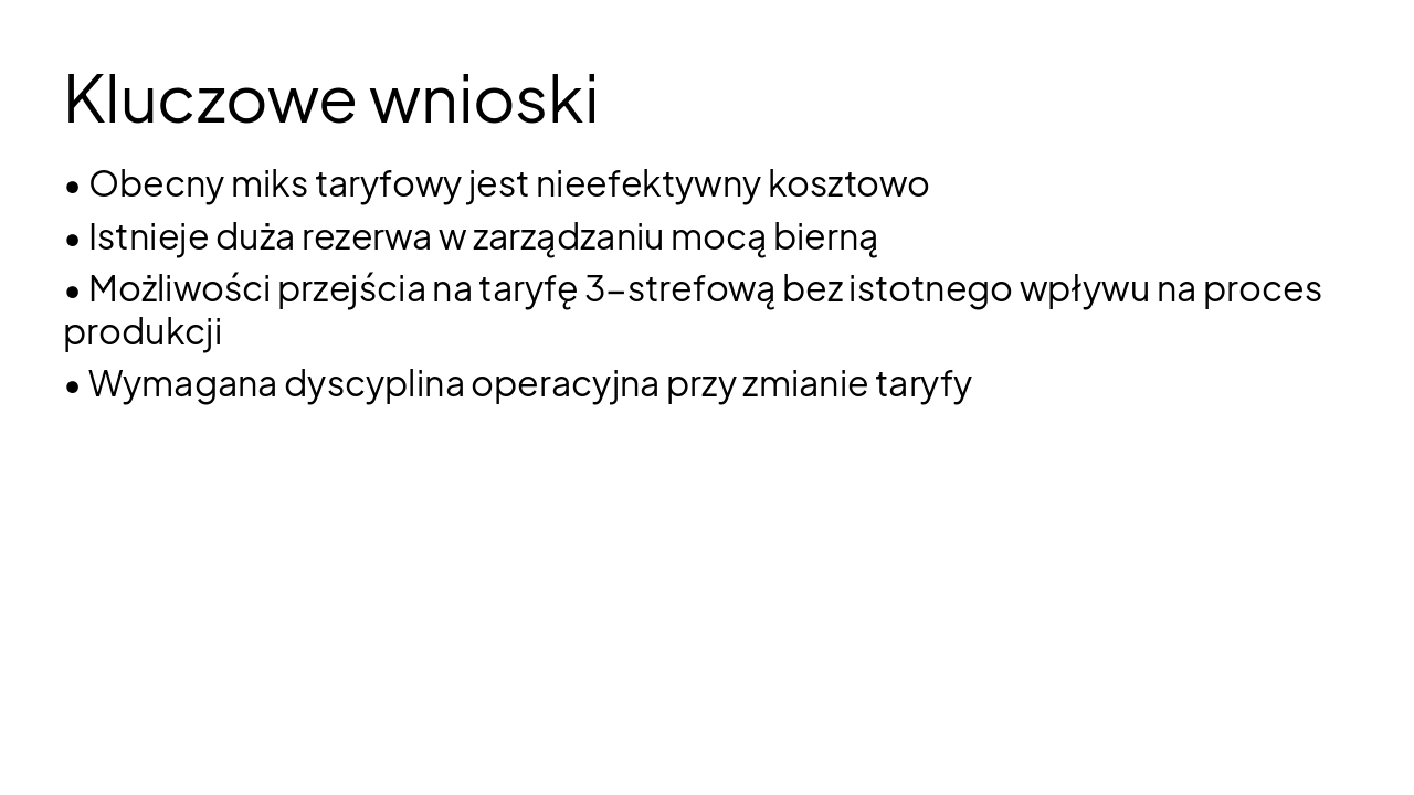 Slide 15 - Kluczowe wnioski