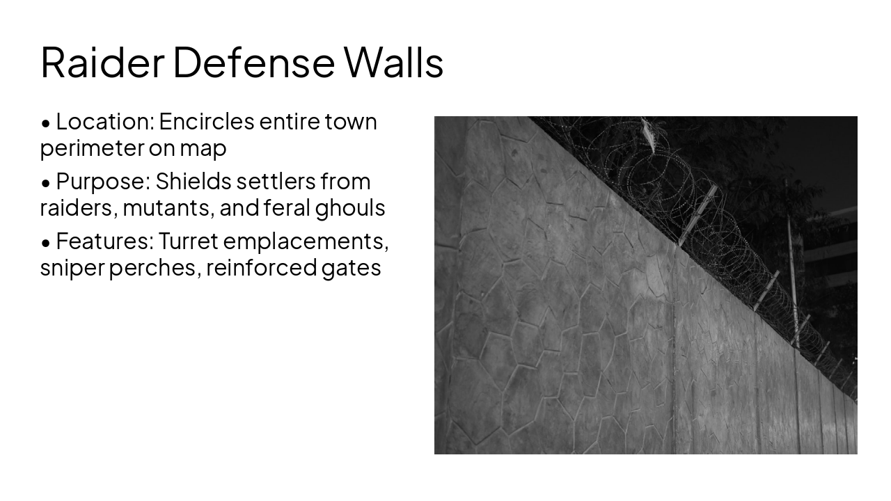 Slide 9 - Raider Defense Walls