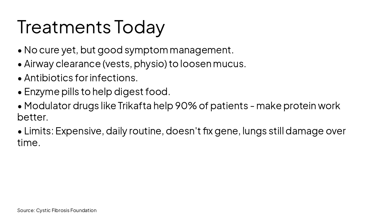 Slide 11 - Treatments Today