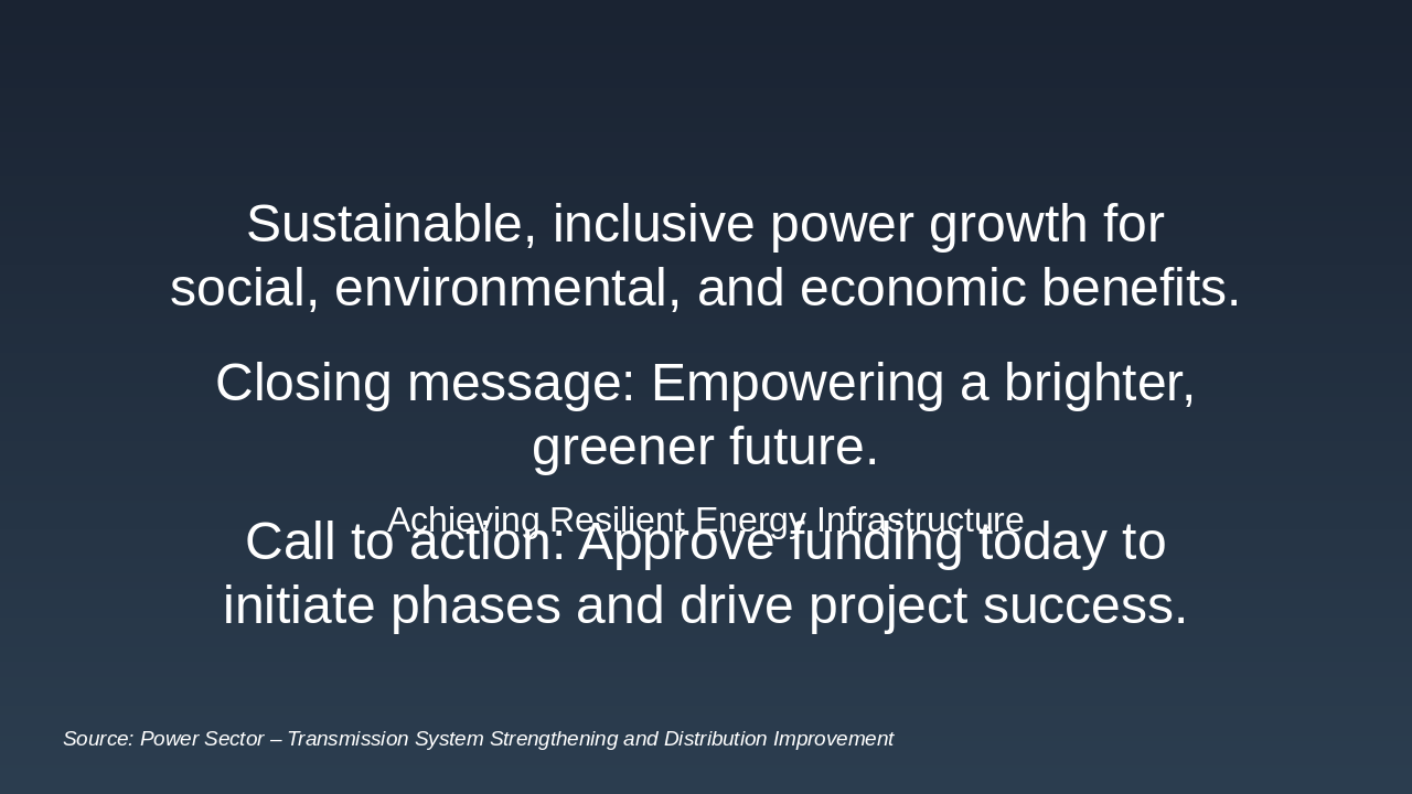 Slide 12 - Conclusion and Next Steps