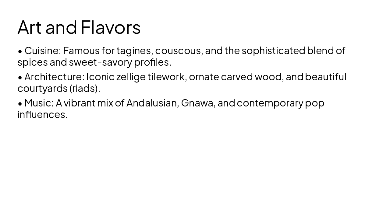 Slide 8 - Art and Flavors