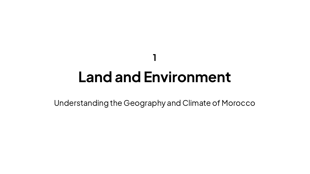 Slide 3 - Geography and Climate