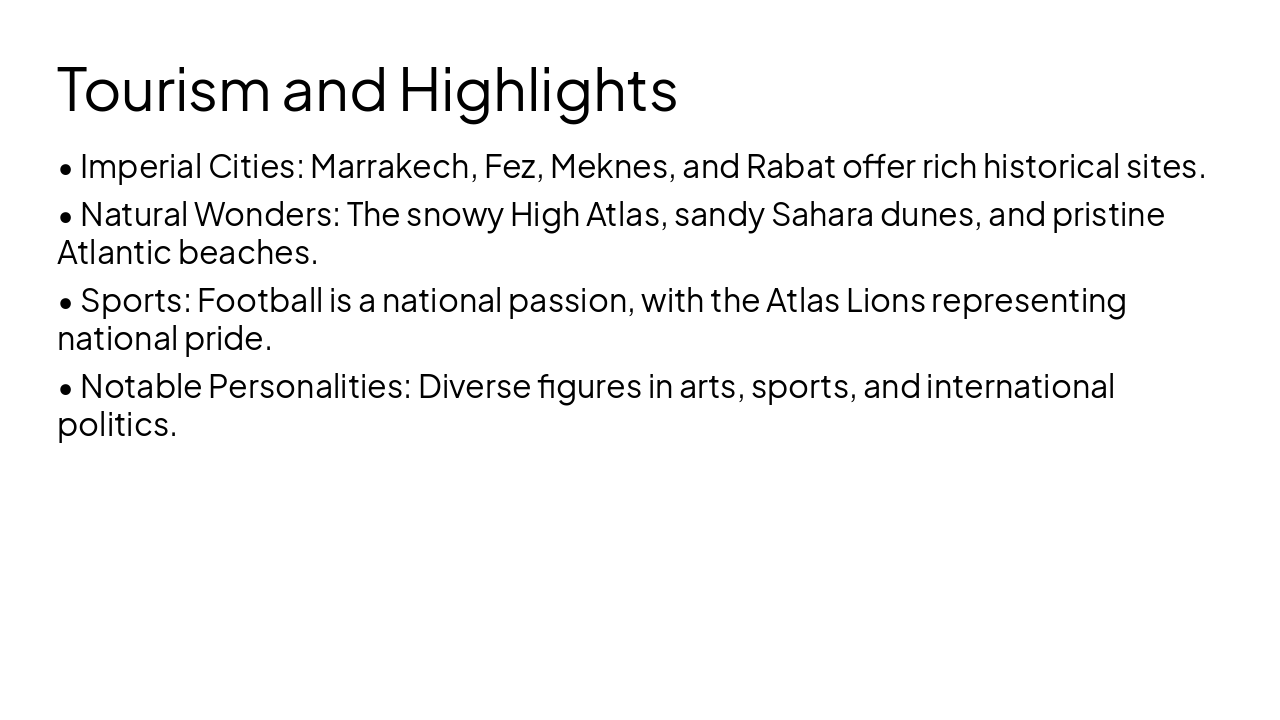 Slide 10 - Tourism and Highlights