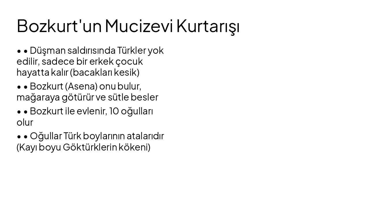 Slide 3 - Bozkurt'un Mucizevi Kurtarışı