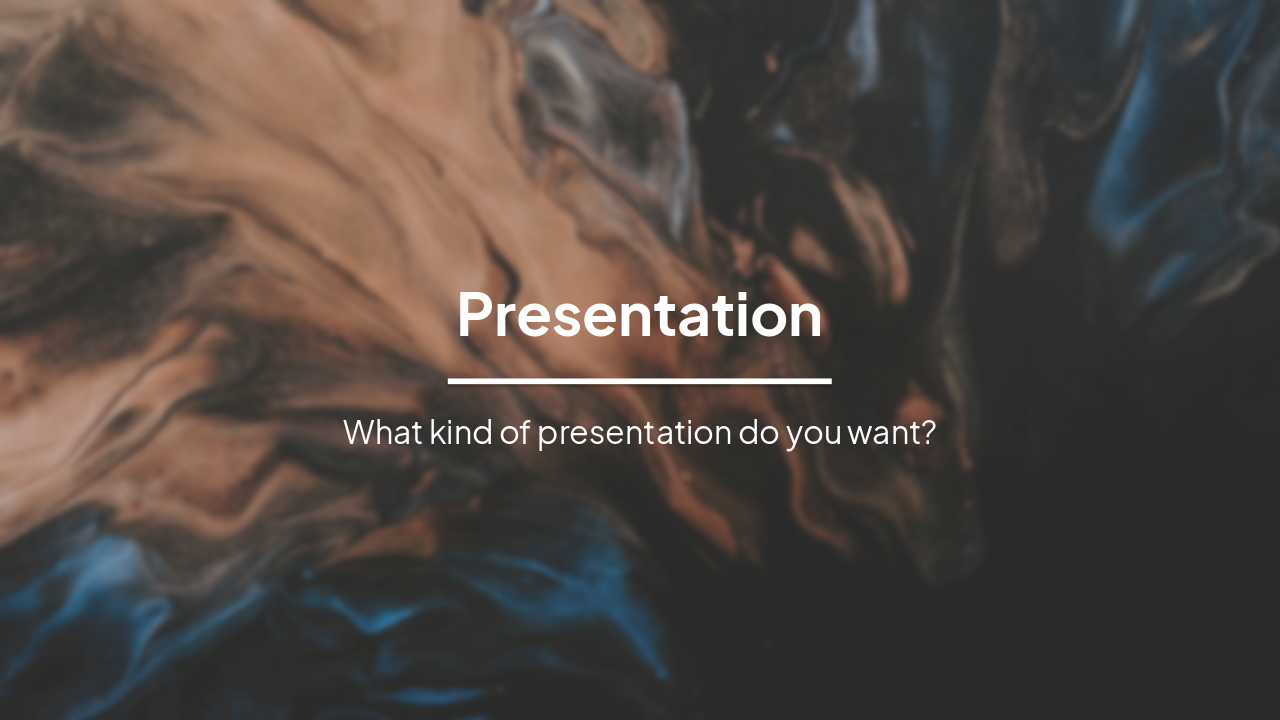 Presentation Overview