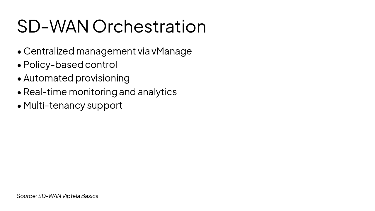 Slide 4 - SD-WAN Orchestration