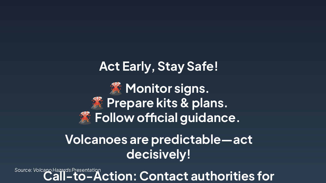 Slide 8 - Stay Safe: Key Takeaways