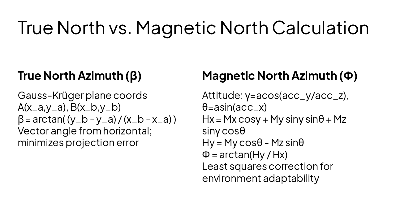 Slide 8 - True North vs. Magnetic North Calculation