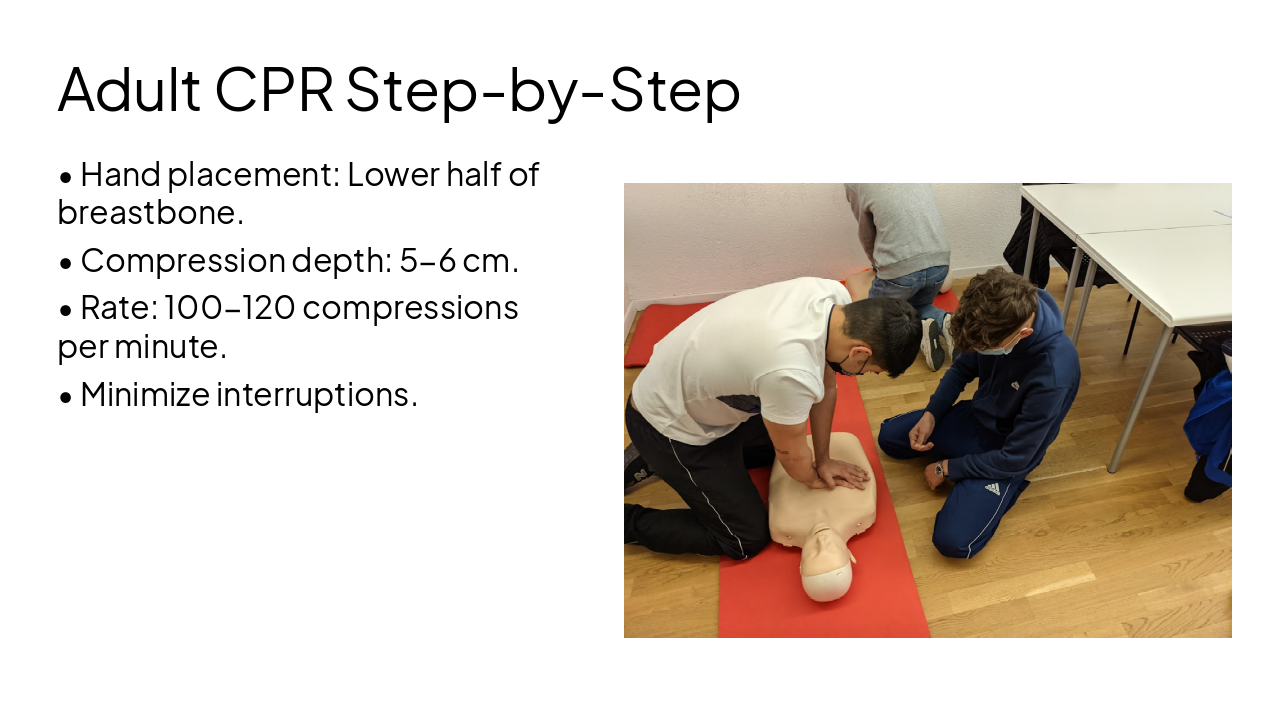 Slide 18 - Adult CPR Step-by-Step