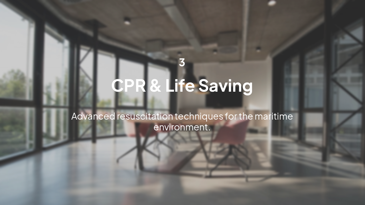 Slide 16 - Section 3: CPR & Life Saving