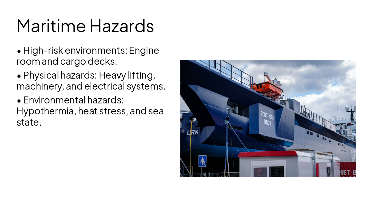 Slide 4 - Maritime Hazards