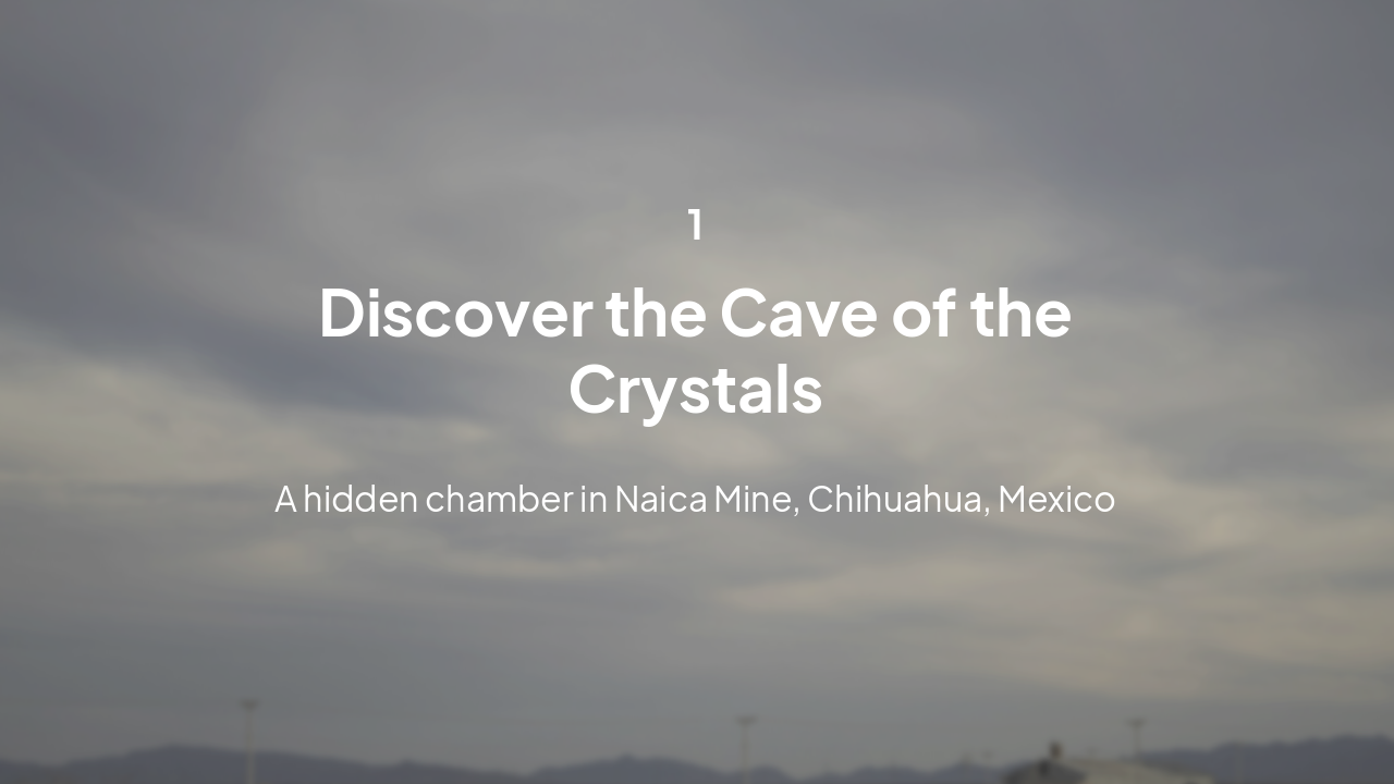 Slide 3 - The Cave of the Crystals