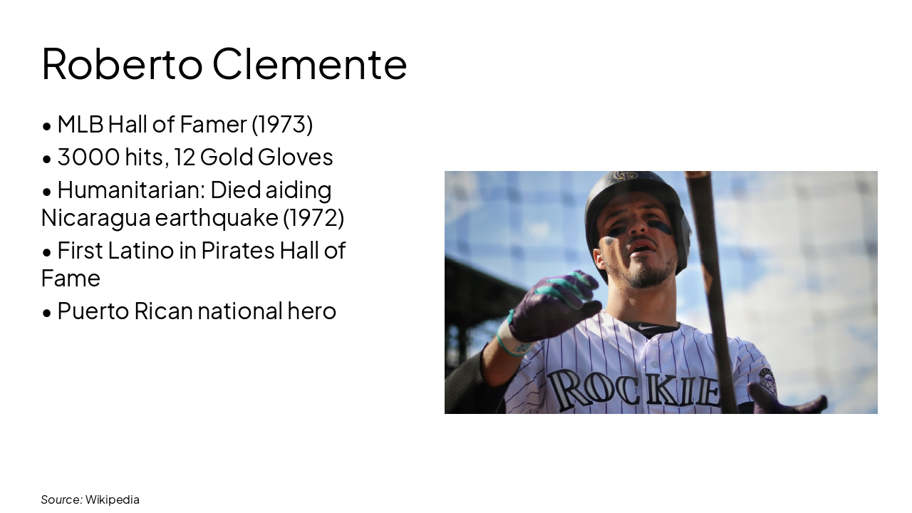 Slide 8 - Roberto Clemente