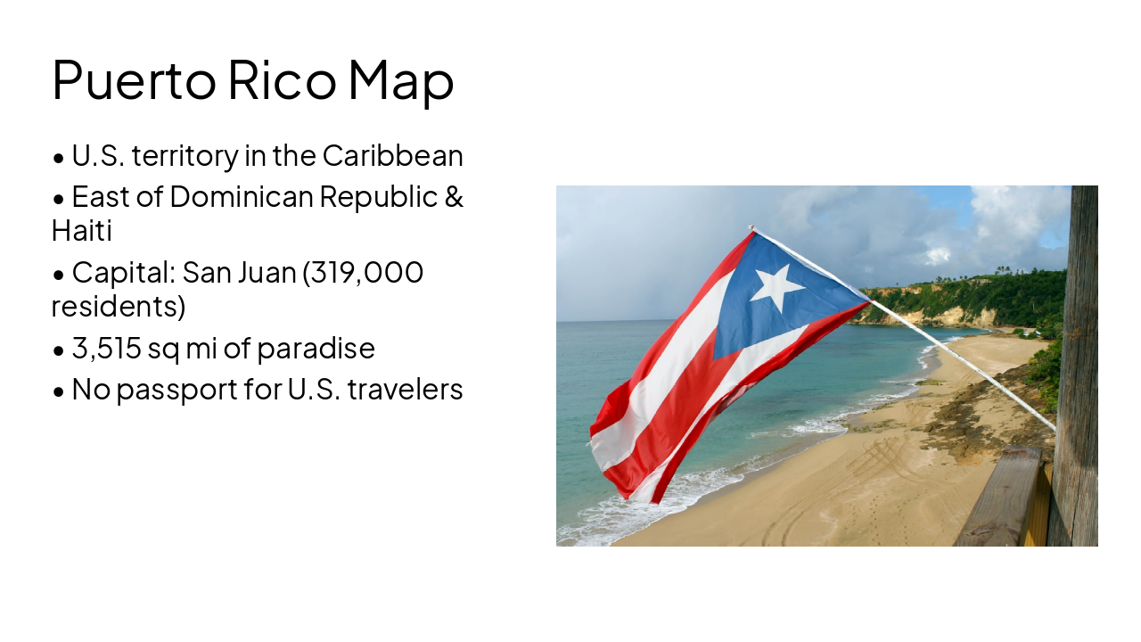 Slide 4 - Puerto Rico Map