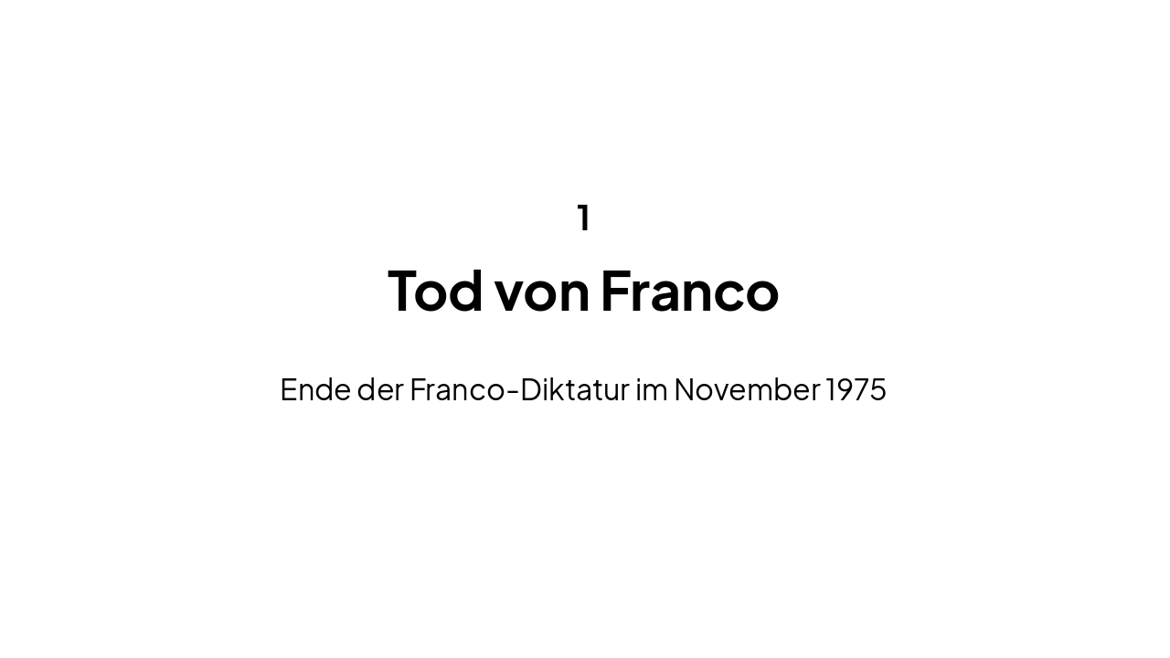 Slide 3 - 1. Tod von Franco