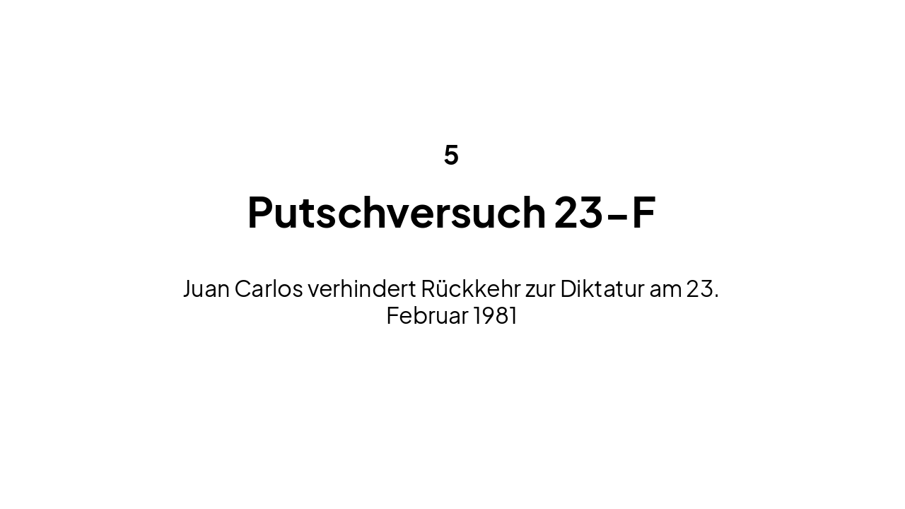 Slide 14 - 5. Putschversuch 1981
