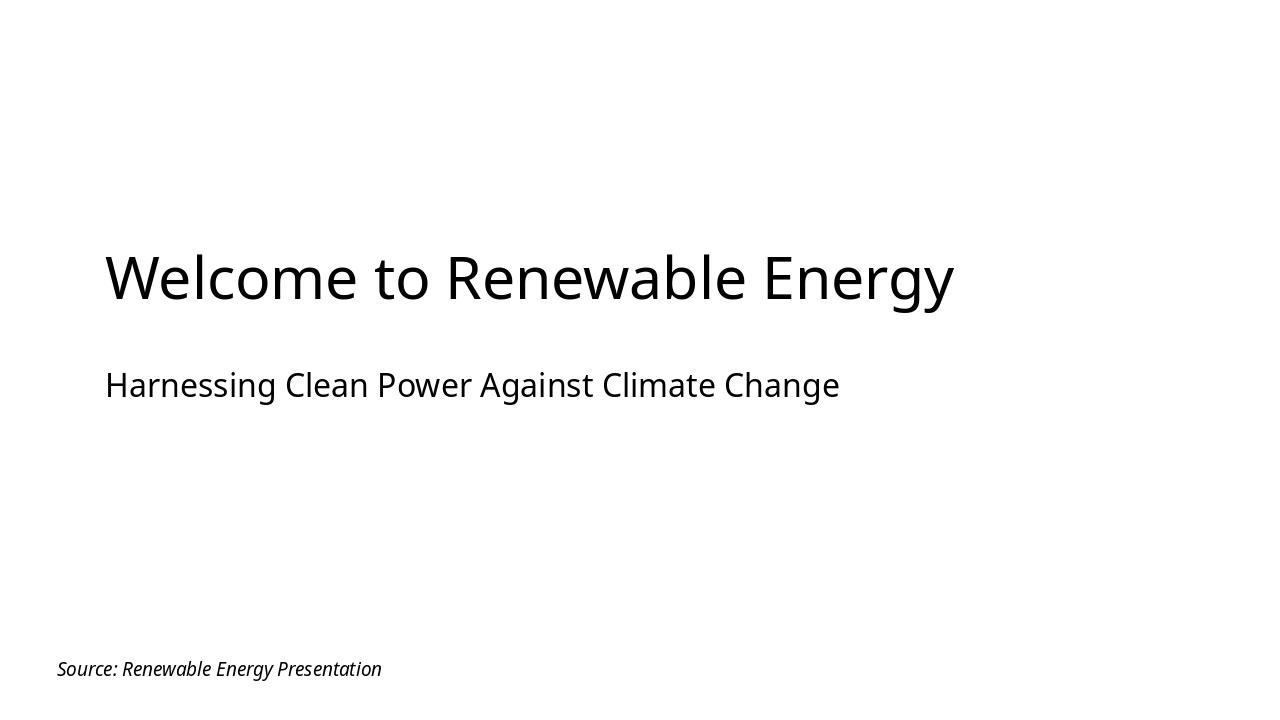 Unlocking Renewable Energy's Potential