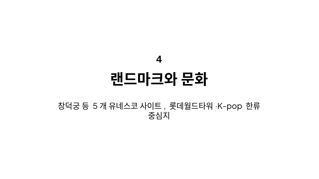 Slide 9 - 4. 랜드마크와 문화
