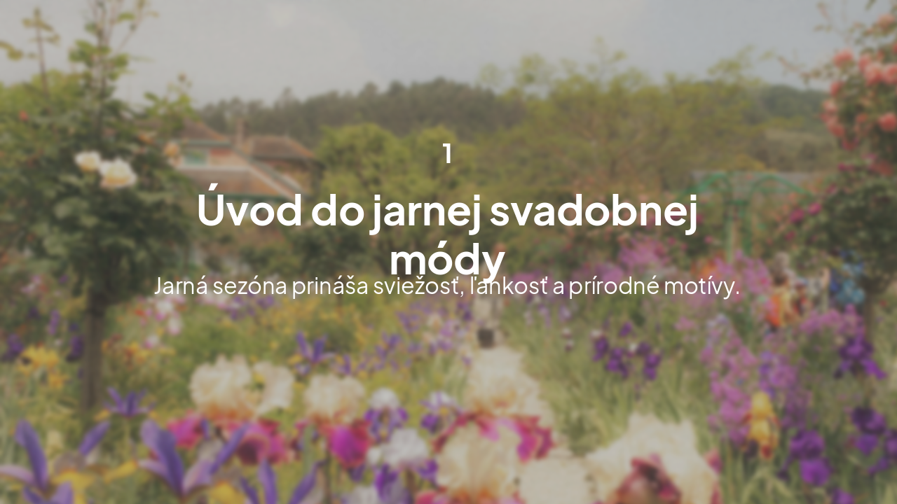 Slide 3 - Jarná estetika