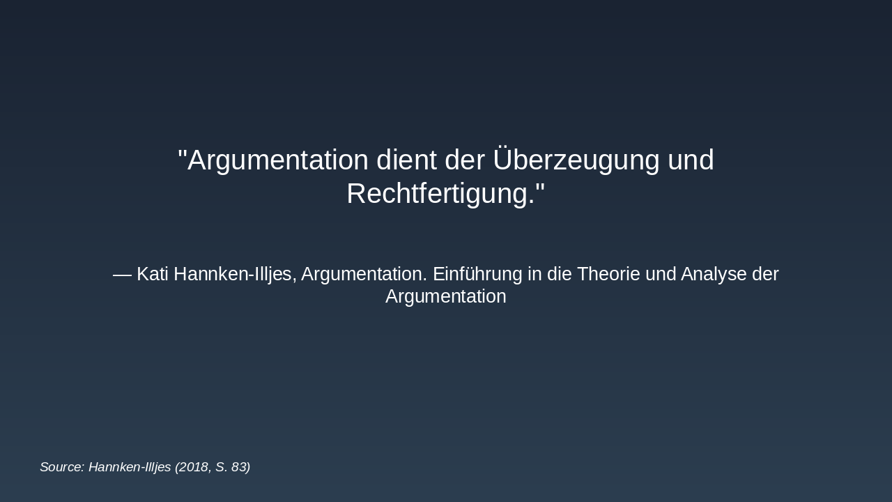 Slide 5 - Zitat zu Argumentationszwecken