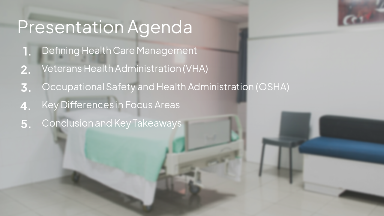 Slide 2 - Presentation Agenda