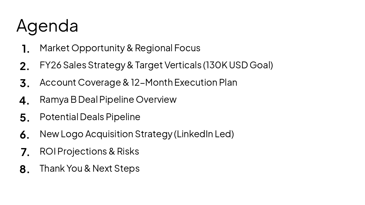 Slide 2 - Agenda