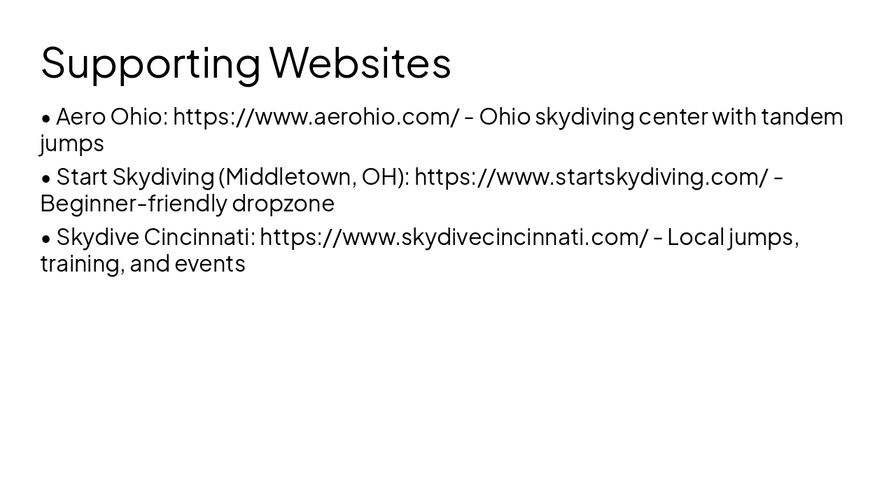 Slide 3 - Supporting Websites